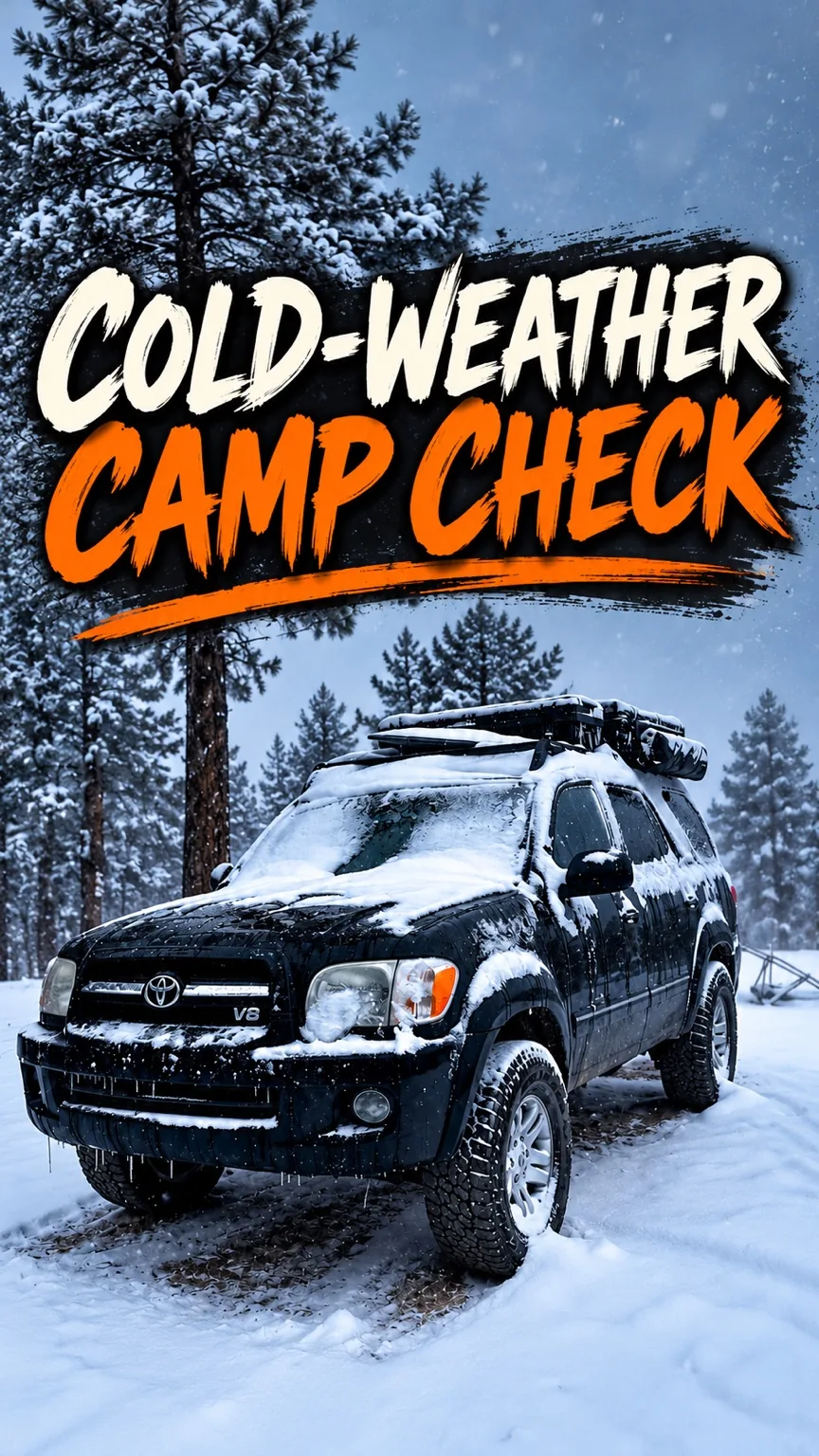 Cold-weather camp check — owner-supplied cover artwork.