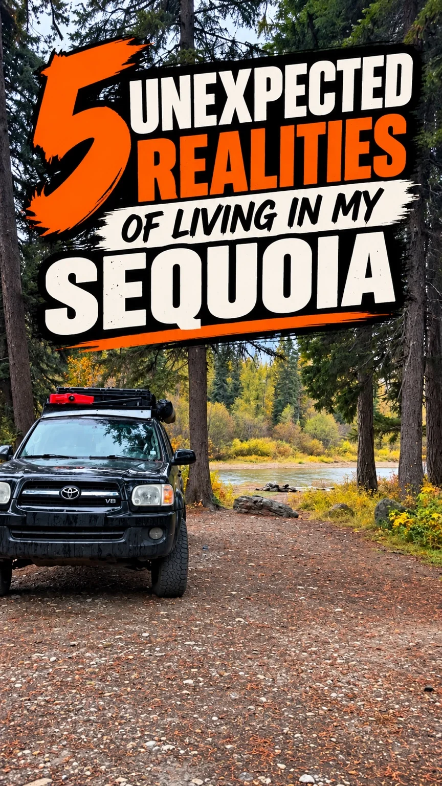Five unexpected realities of living in my Sequoia — owner-supplied Reel cover.